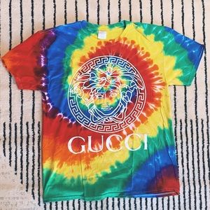 Pizza Slime Versace Gucci Chanel Louis the dye shirt